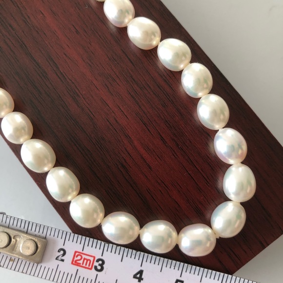 💝Genuine Pearl Necklace with 925 Silver Clasp - Picture 9 of 12